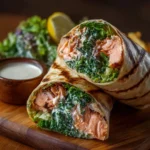 Salmon Caesar Wrap