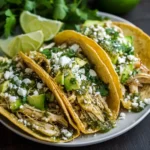 Salsa Verde Chicken Tacos