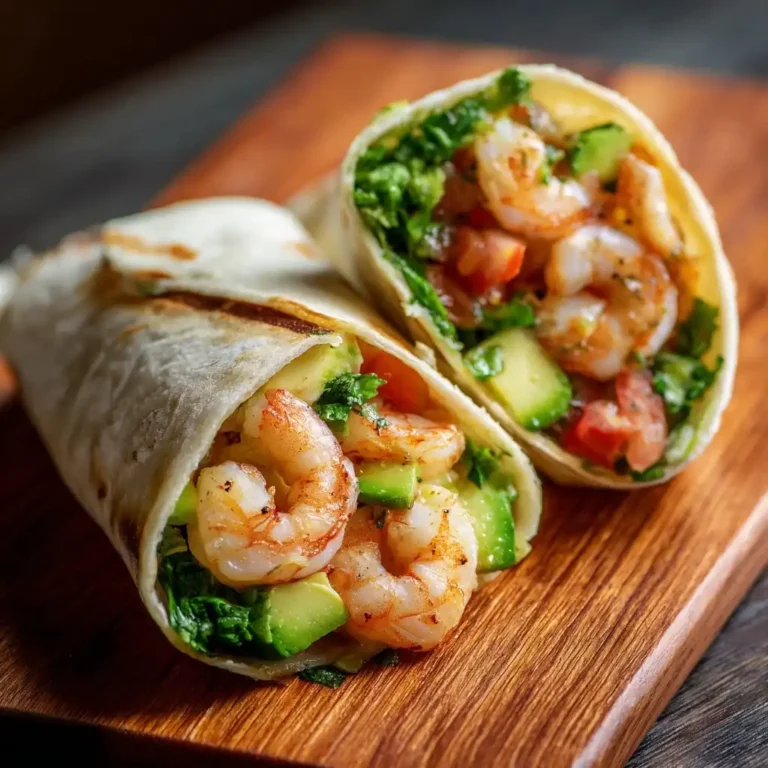 Shrimp Avocado Wrap