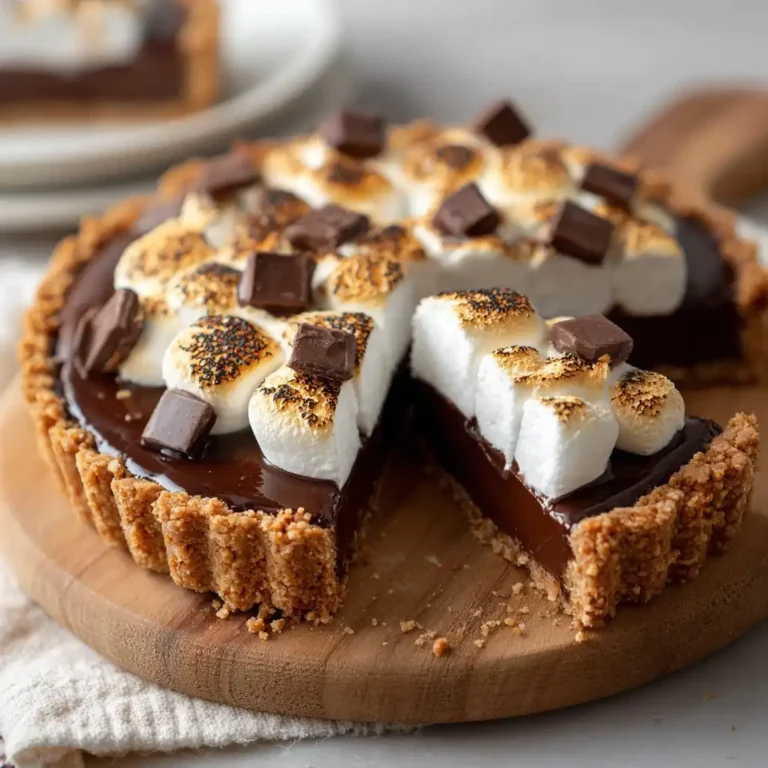 S'mores Chocolate Tart