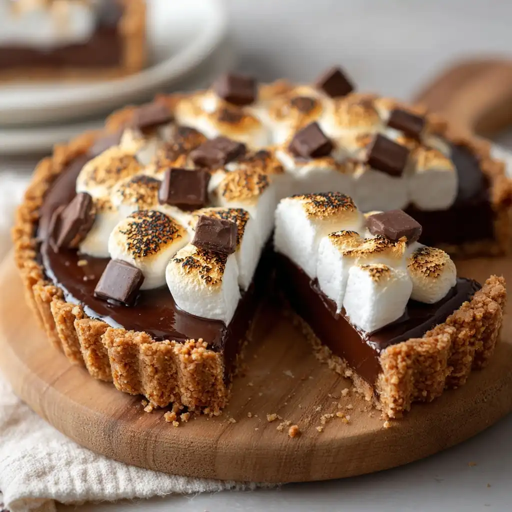 S'mores Chocolate Tart
