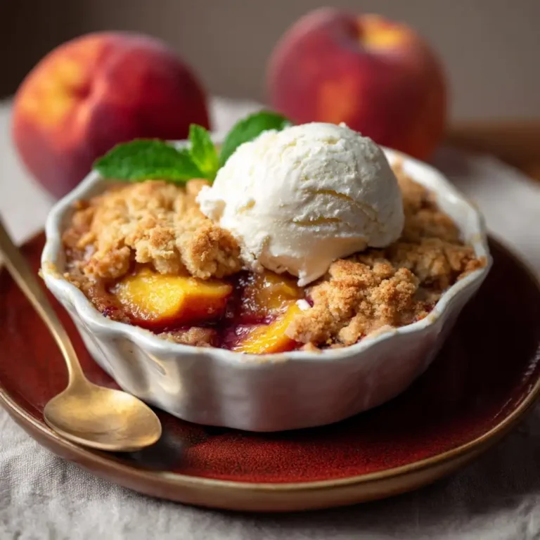 Southern Nectarine Cobbler