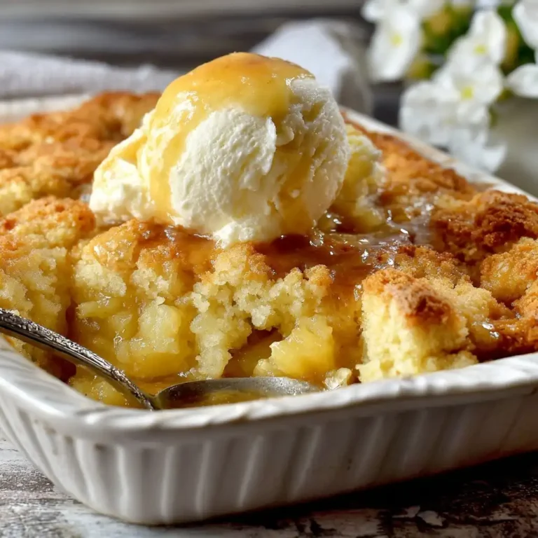 Southern Pineapple Cobbler