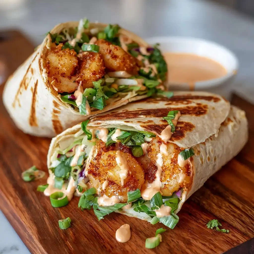 Spicy Bang Bang Shrimp Wrap