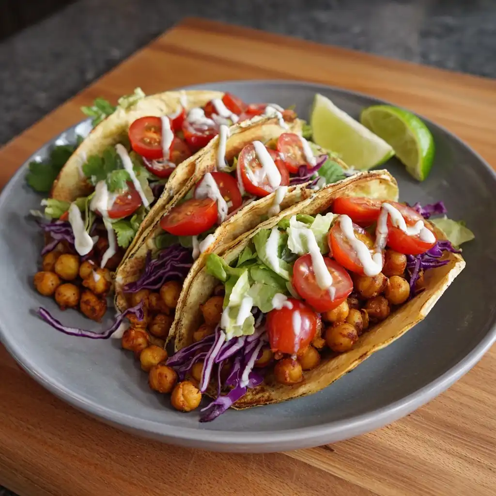 Spicy Chickpea Tacos