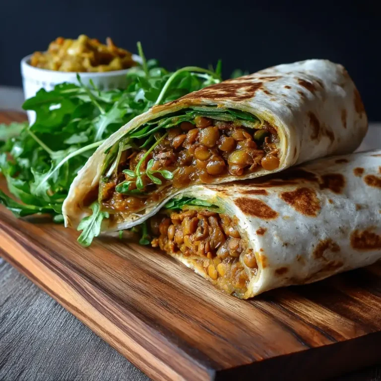 Spicy Lentil Wrap