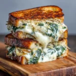 Spinach Artichoke Grilled Cheese