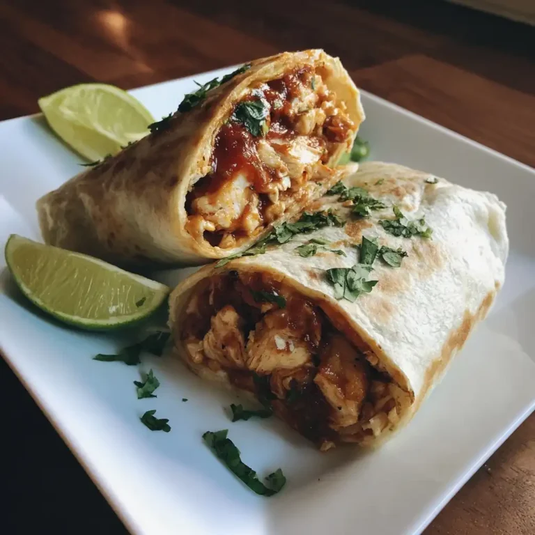 Sriracha Lime Chicken Burritos