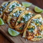 Street Corn Chicken Tacos