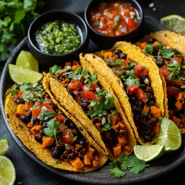 Sweet Potato Black Bean Tacos