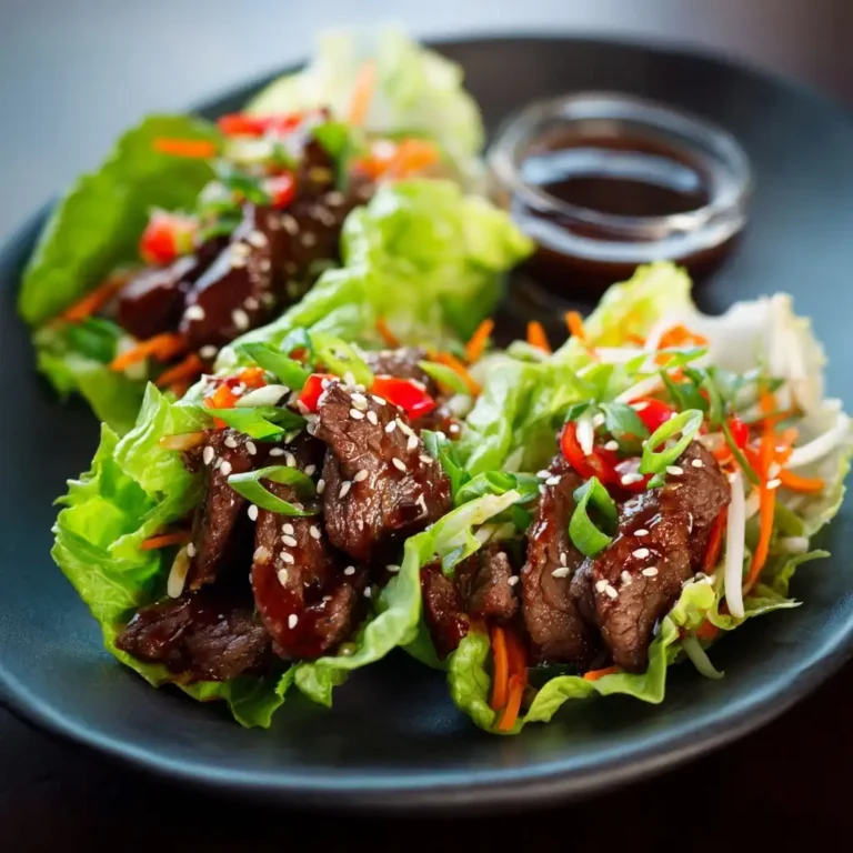 Teriyaki Beef Lettuce Wraps