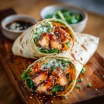 Teriyaki Salmon Wrap