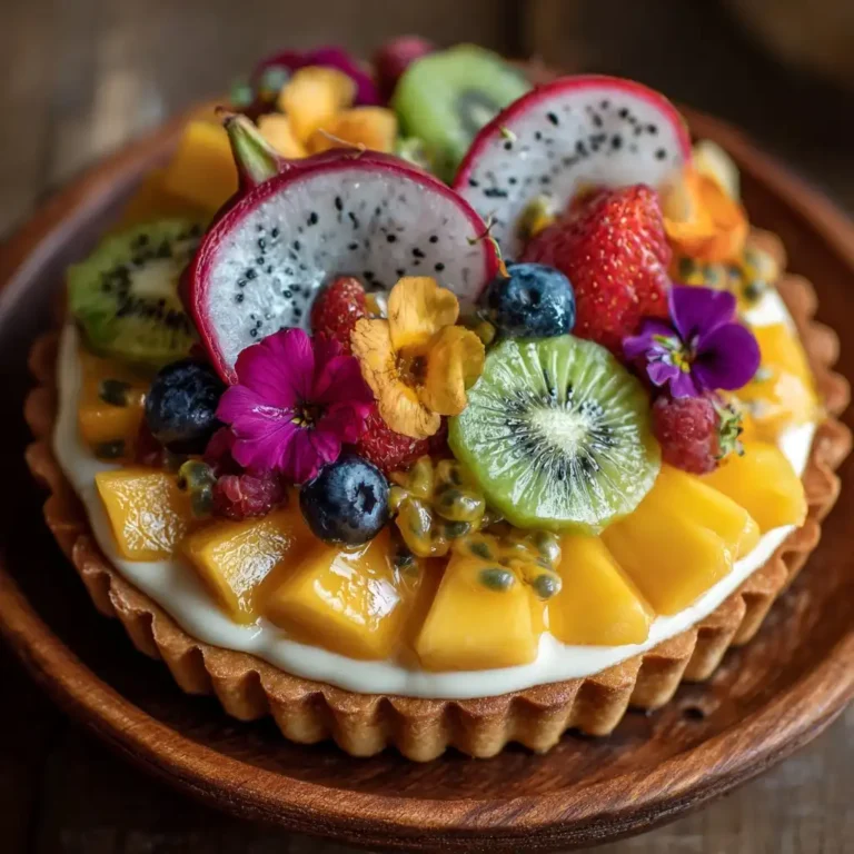 Tropical Fruit Tart