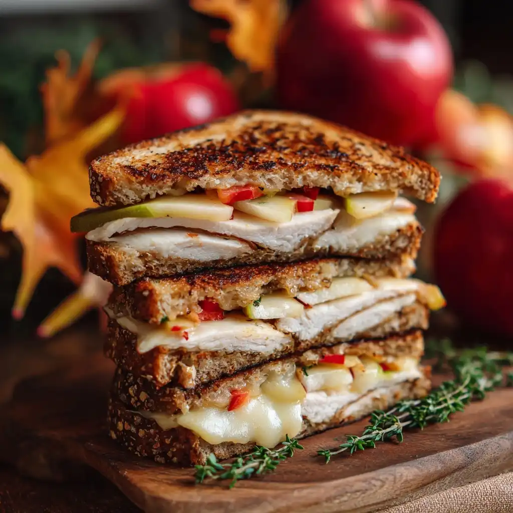 Turkey Apple Cheddar Sandwich