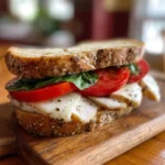 Turkey Caprese Sandwich