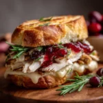 Turkey Cranberry Brie Sandwich