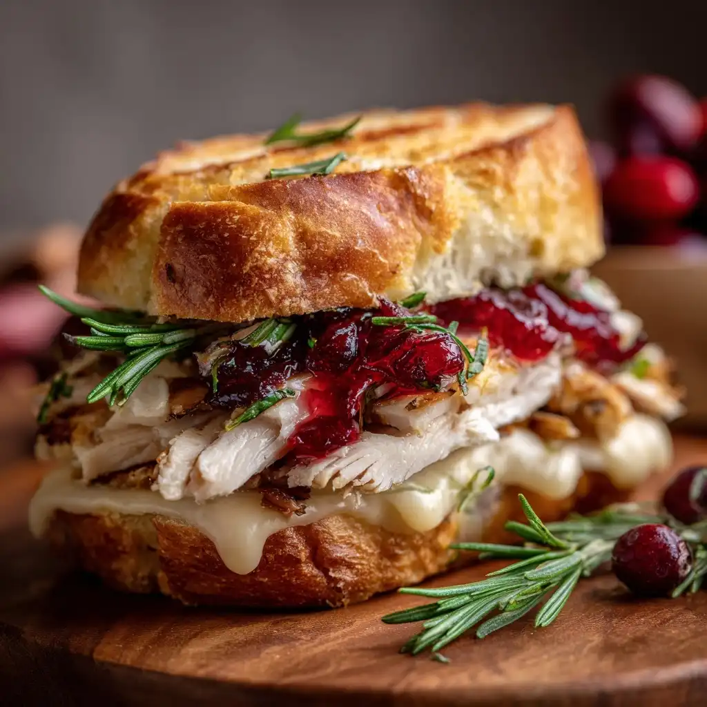 Turkey Cranberry Brie Sandwich