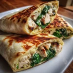 Turkey Spinach Feta Wrap