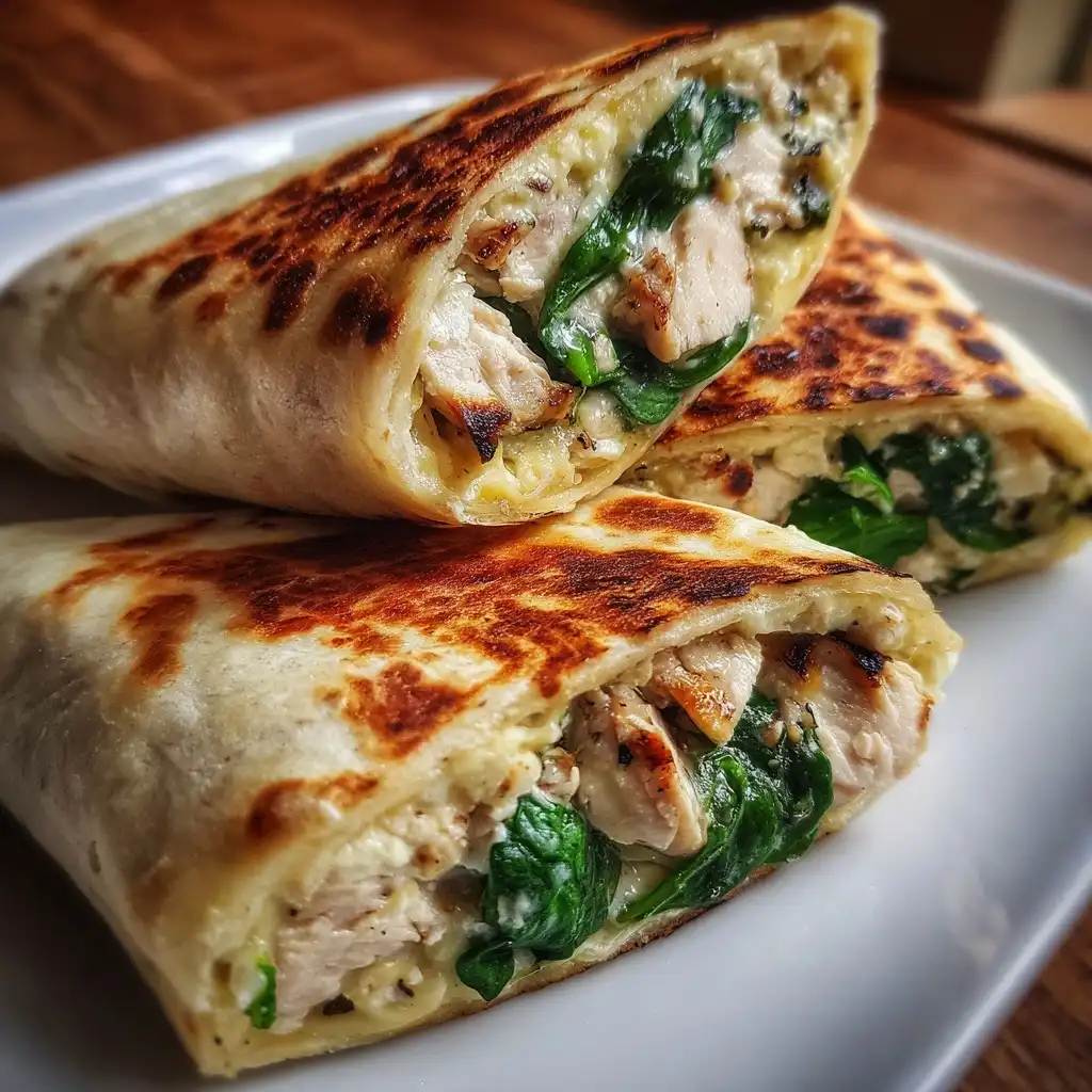 Turkey Spinach Feta Wrap