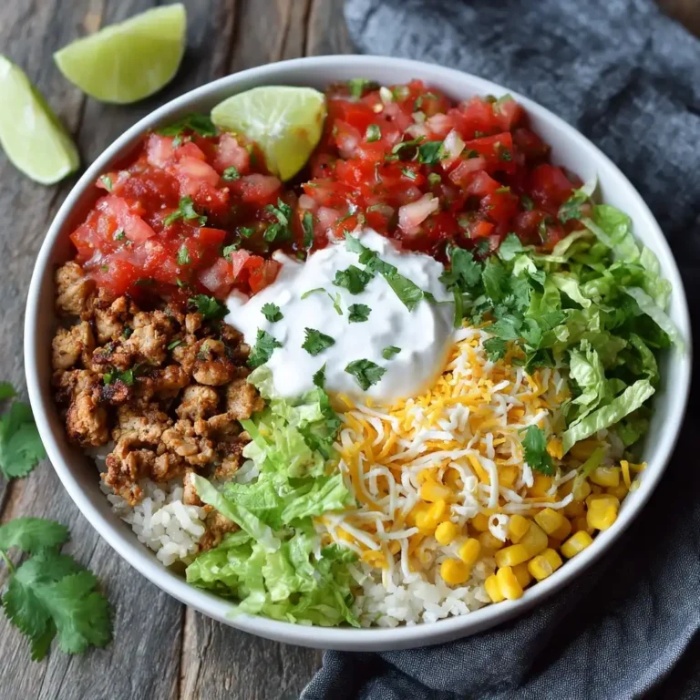 Turkey Taco Burrito Bowls