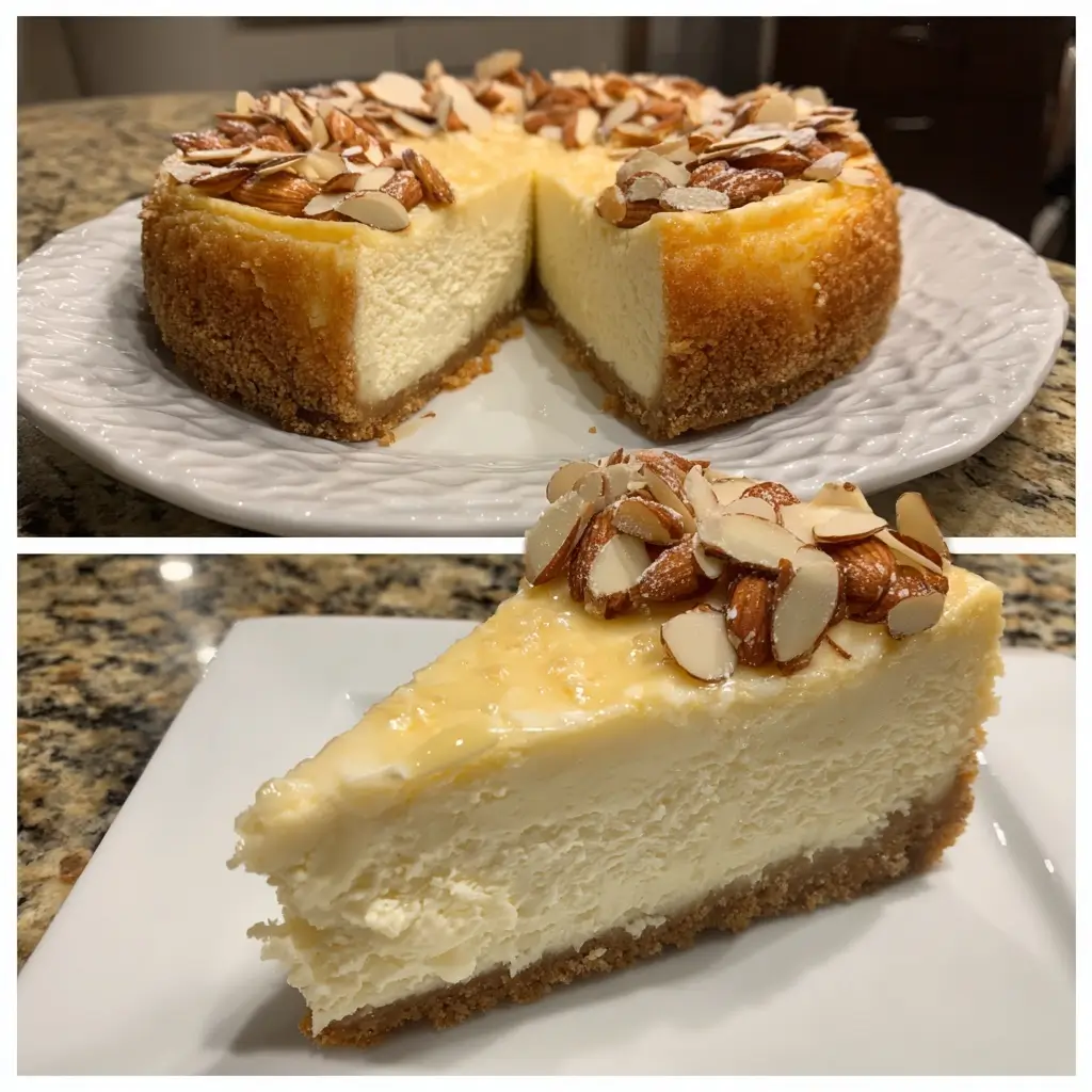 Vanilla Almond Cheesecake