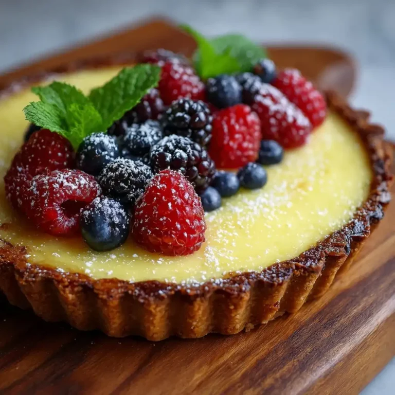 Vanilla Bean Custard Tart