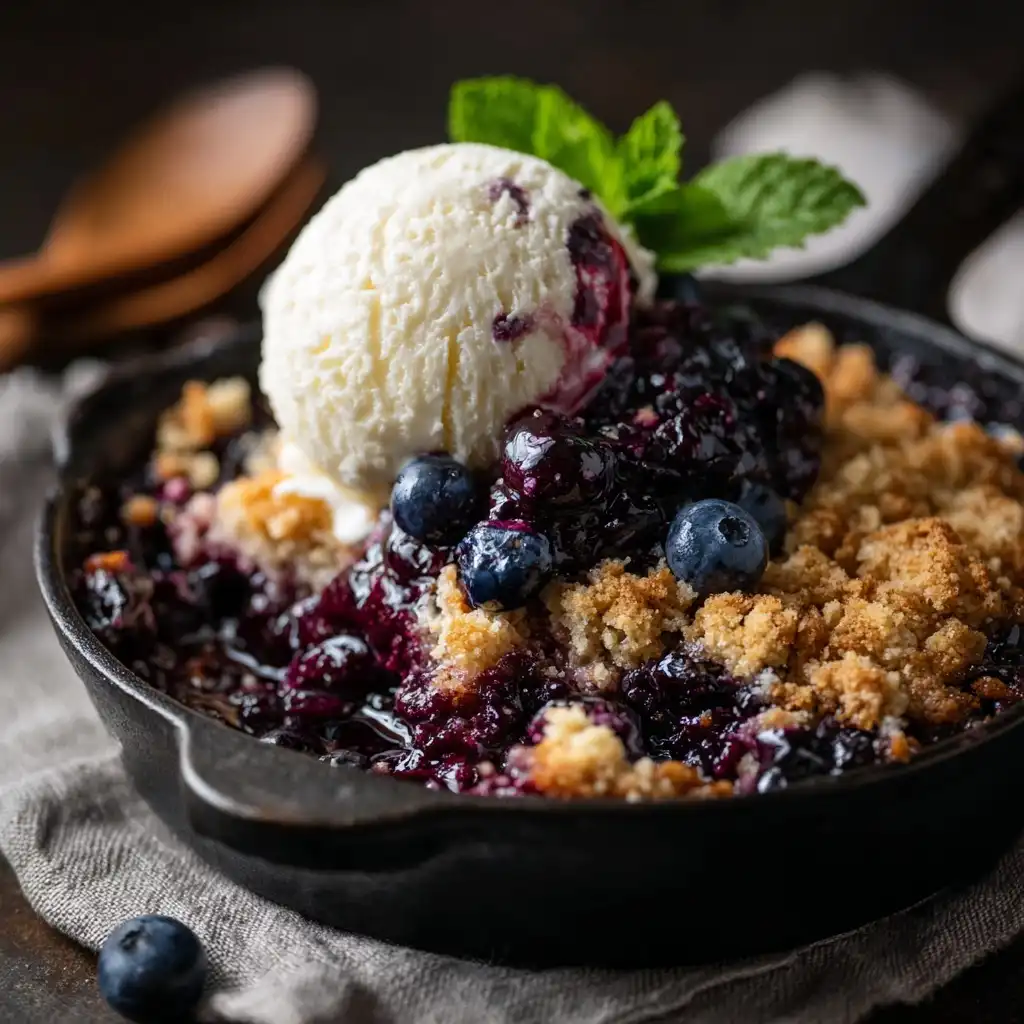Vegan Blueberry Cobbler