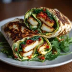 Zucchini Halloumi Wrap