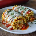 Alfredo Veggie Lasagna Roll Ups