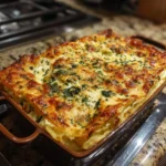 Baked Spinach Artichoke Lasagna