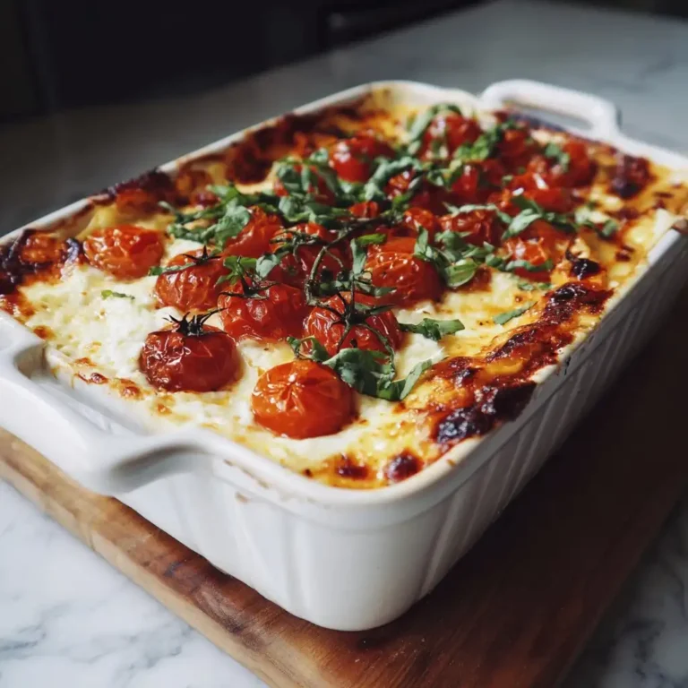 Burrata and Roasted Tomato Lasagna
