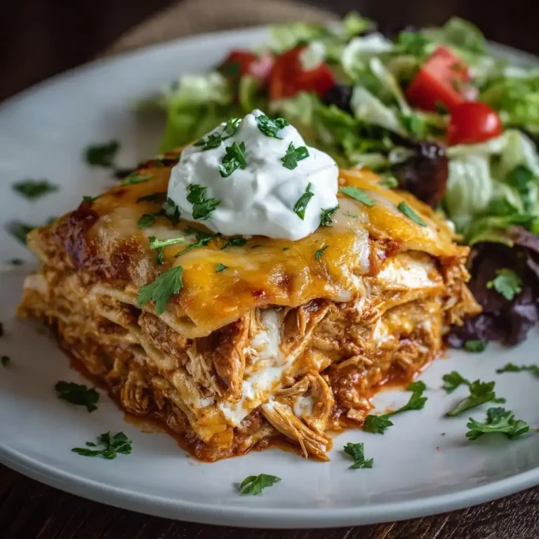 Chicken Enchilada Lasagna