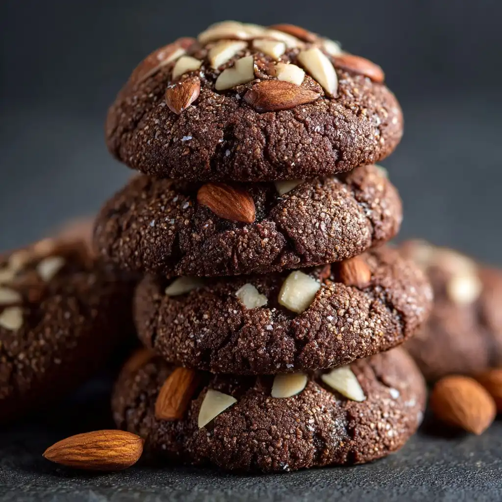 Chocolate Almond Cookies