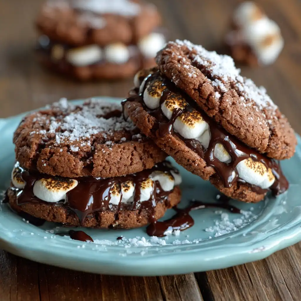 Chocolate Marshmallow Cookies