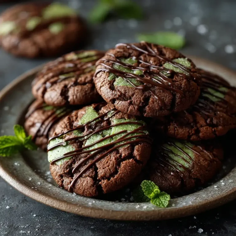 Chocolate Mint Cookies