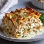 Creamy Parmesan Chicken Lasagna
