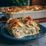 Creamy White Seafood Lasagna