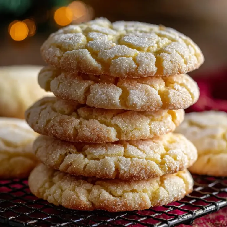 Crinkle Sugar Cookies