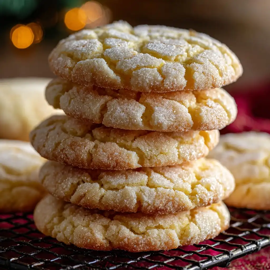 Crinkle Sugar Cookies