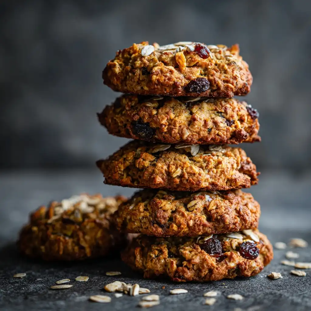 Healthy Banana Oatmeal Cookies