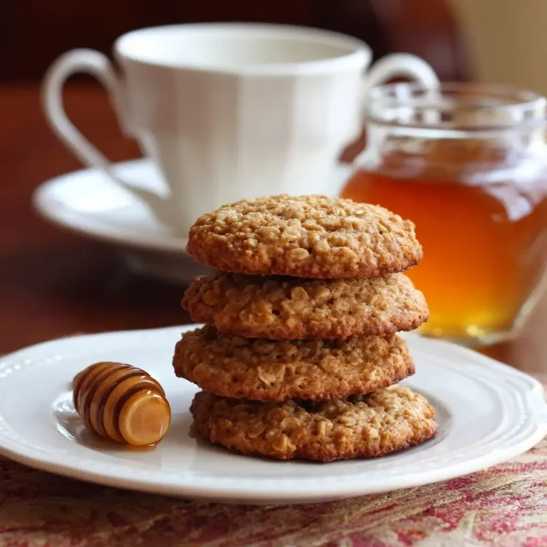 Honey Oatmeal Cookies