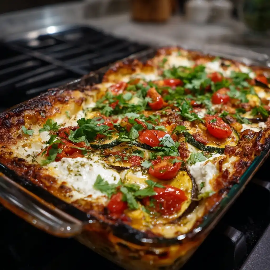 Mediterranean Veggie Lasagna