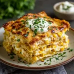 Mexican Street Corn Chicken Lasagna