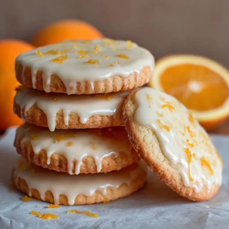 Orange Glazed Cookies