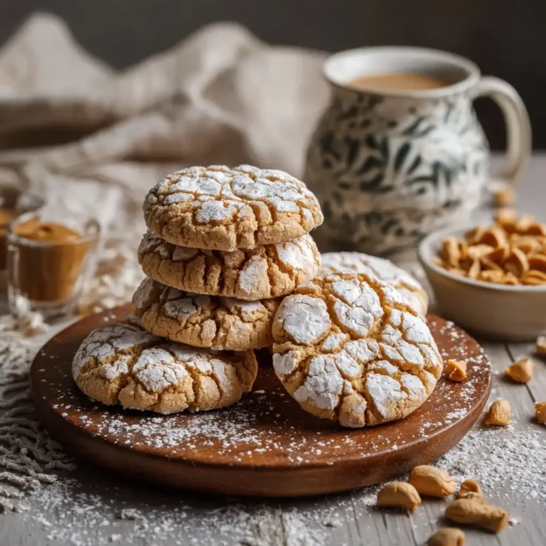 Peanut Butter Crinkle Cookies