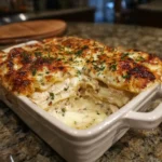 Roasted Garlic White Chicken Lasagna