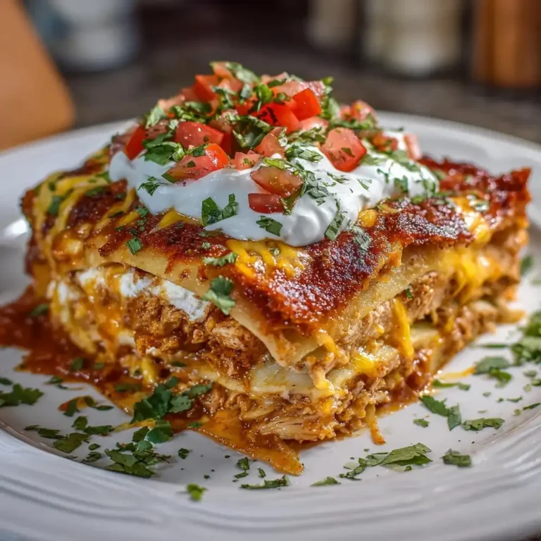 Southwest Chicken Taco Lasagna