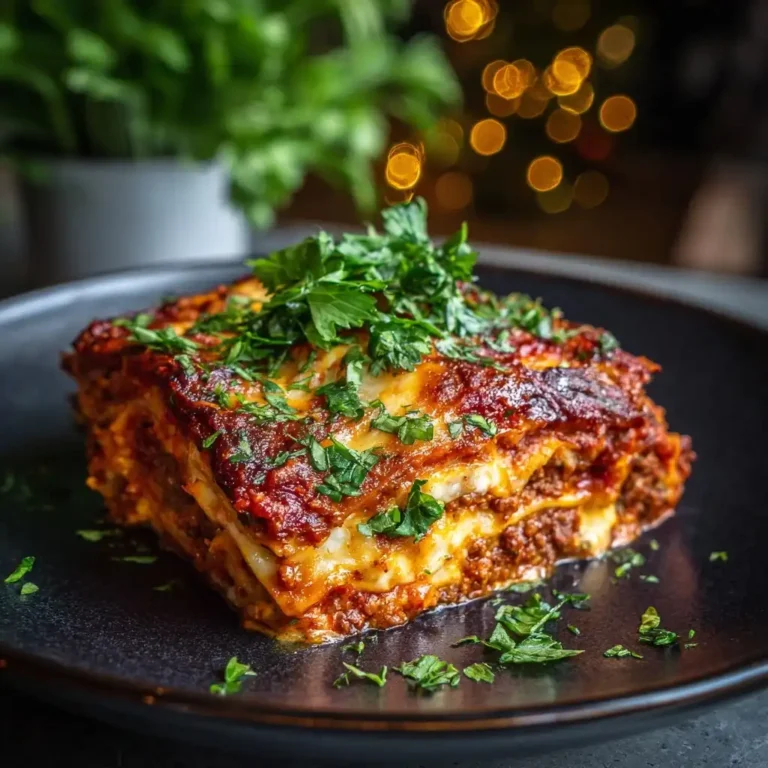 Spicy Arrabbiata Beef Lasagna