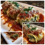 Spinach Ricotta Stuffed Lasagna Rolls