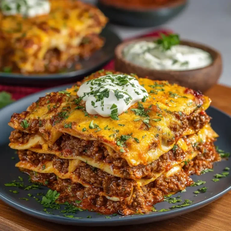 Tex Mex Beef Lasagna
